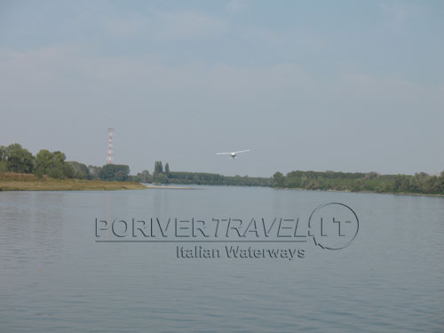 Po river near Reggio Emilia